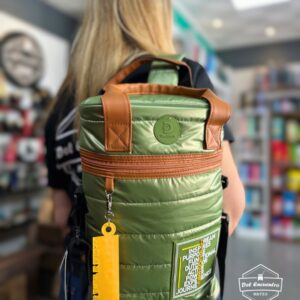 Mochila, Morral, Matera Discovery Verde Metalizado