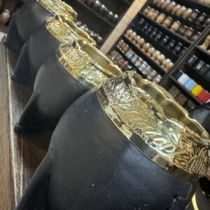 Torpedo Premium de calabaza con Virola de Bronce Cincelado