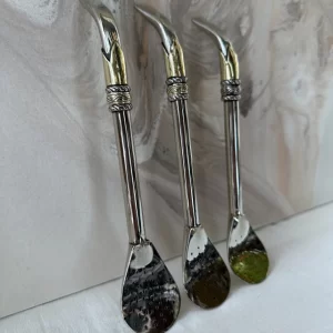 Bombillón Uruguayo de Alpaca pico curvo Coronado de bronce