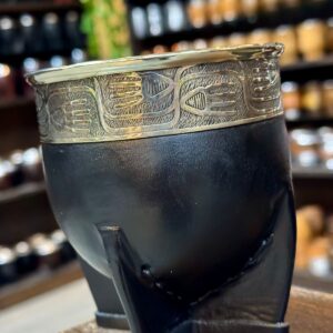 Imperial Premium de Calabaza, Doble cuero, Virola de alpaca pura lisa