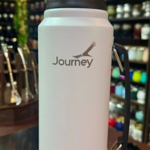 Termo Journey Blanco con manija plegable y pico vertedor 1 Litro
