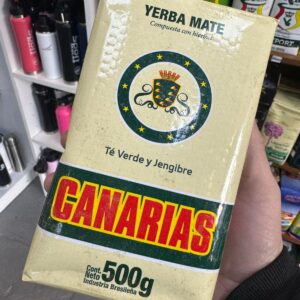 Yerba Mate Canarias Te Verde y Jengibre 500gr