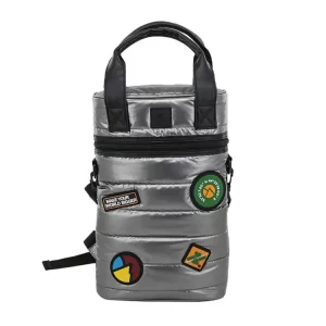 Morral Mochila Matera Discovery Plateada