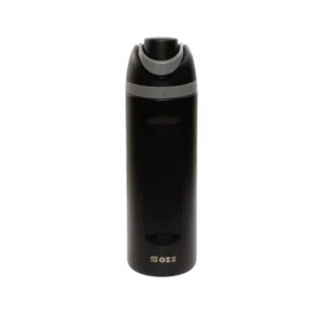 Botella Térmica Deportiva Negro OZZ de Acero Inoxidable 750ml Pico Doble