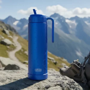 Termo de Acero Luminox Pampa 1L Azul
