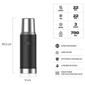 Termo Stanley Mate System Classic 800mL negro