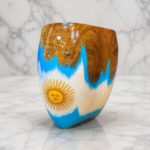 Mate Ranchero Premium Edición Argentina con Dtf y tratamiento en Resina