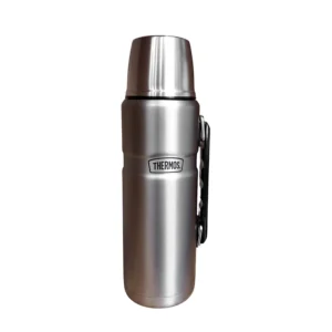 Termo de alta eficiencia con pico cebador Thermos 1,2L en Color Acero