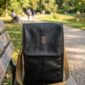 Morral Matero hecho en cuero modelo Osva